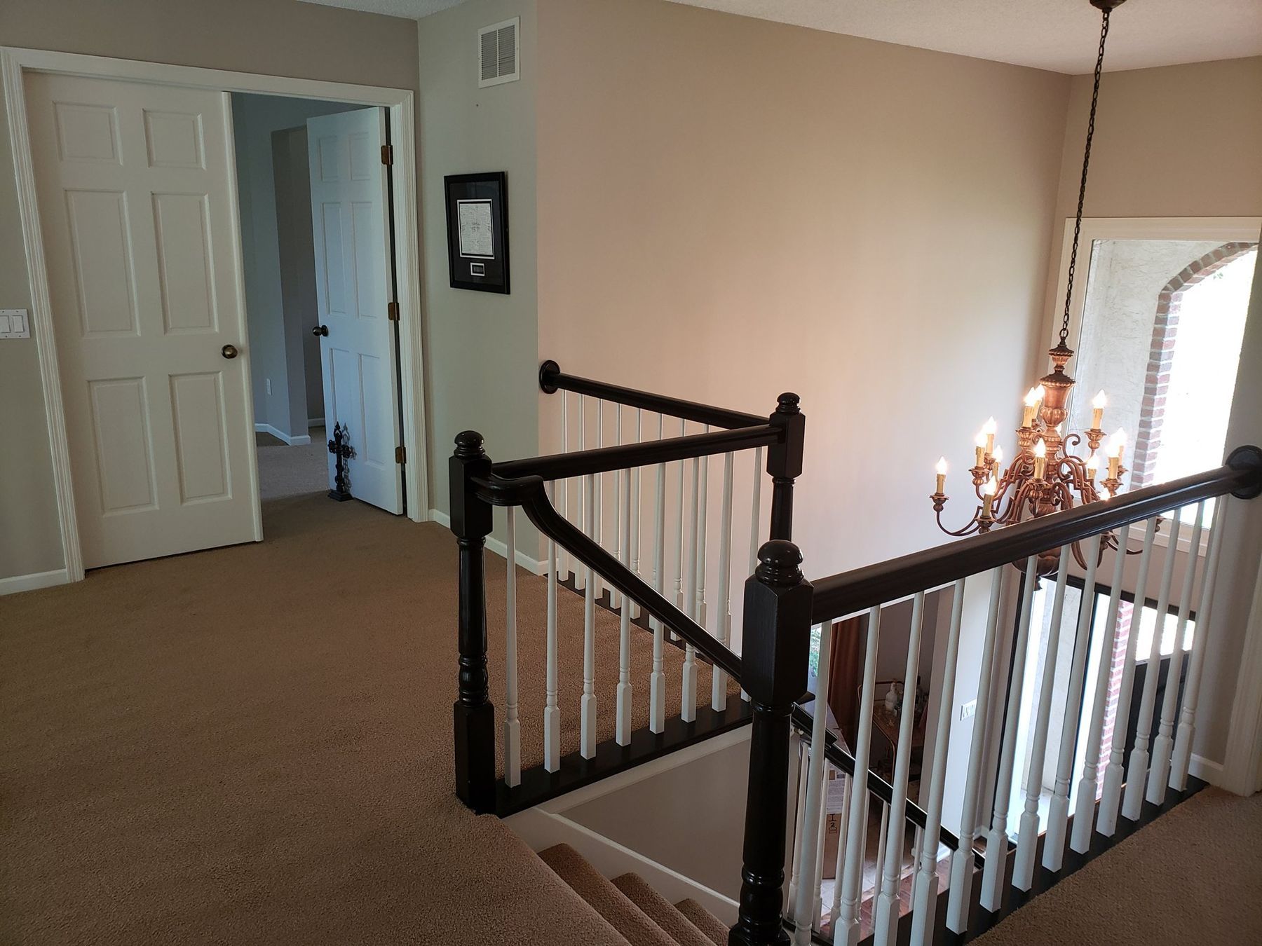 Staircase from the foyer