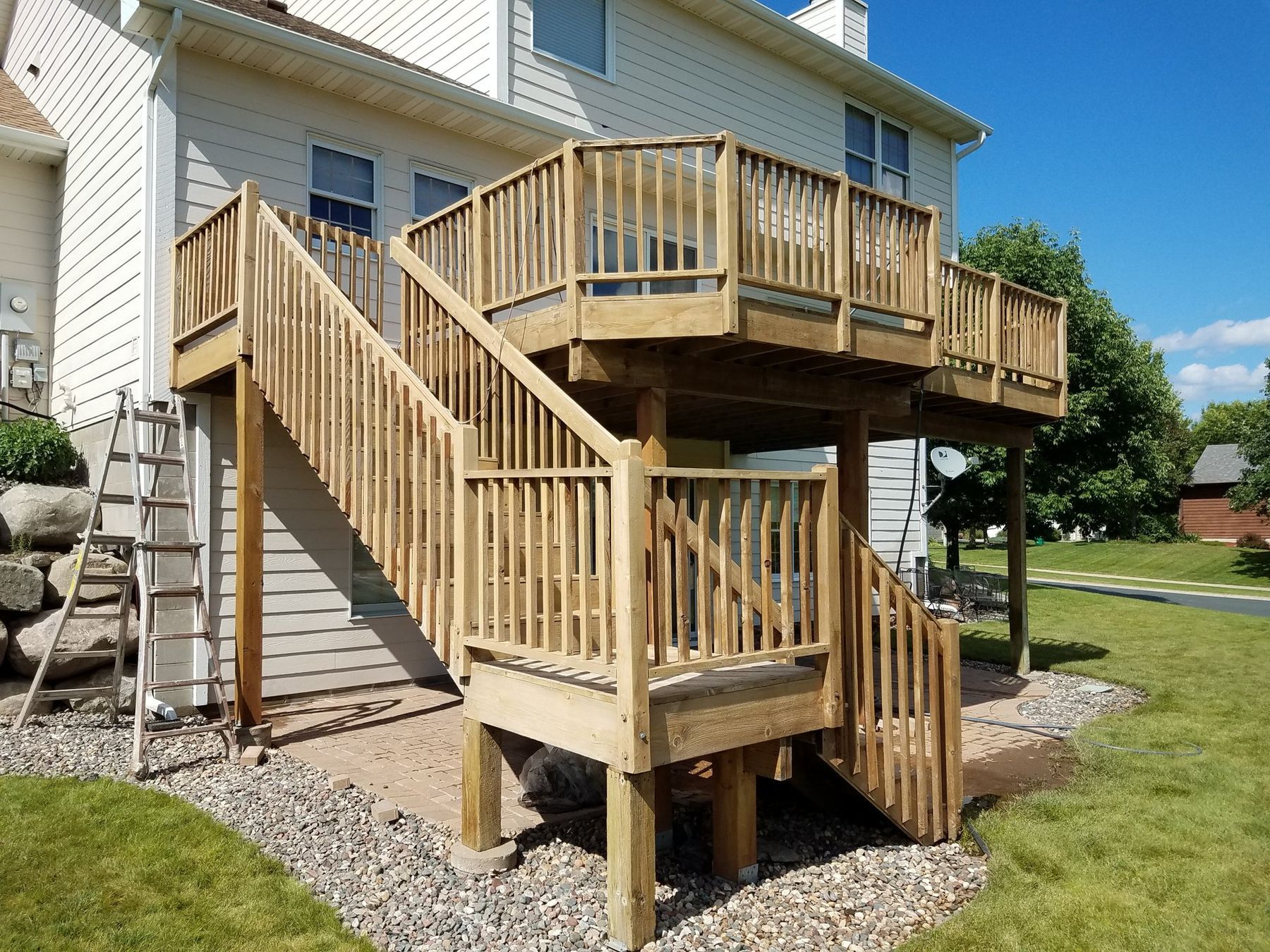 Before: Deck surface: weathered gray to semi-transparent brown
